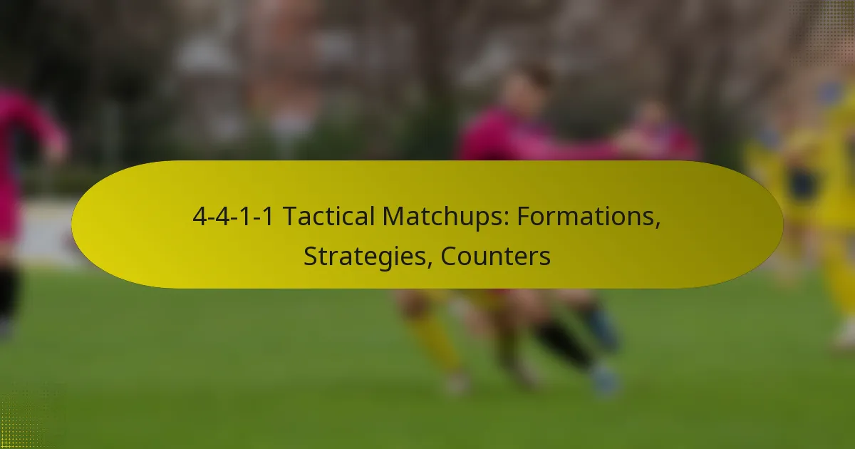 4-4-1-1 Tactical Matchups: Formations, Strategies, Counters